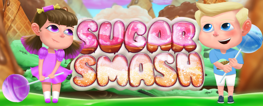 For a sugar rush like no other, look no further than Sugar Smash - a pokie that is full of sweet Features and tasty Payouts!