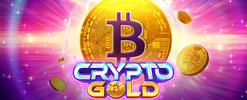 The world of Crypto has been known to make millionaires overnight. Join the phenomenon with Crypto Gold - a pokie that offers Payouts up to 100,000x your stake!