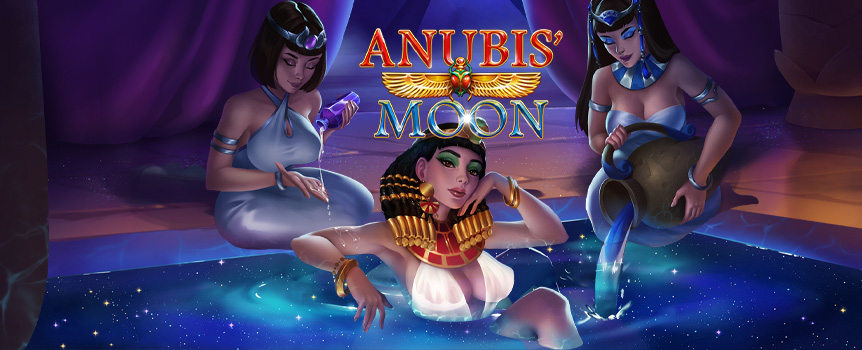 Anubi’s Moon is a 4 Row, 5 Reel, 20 Payline Egyptian pokie offering Huge Wins up to 5,000x your stake! Play today.