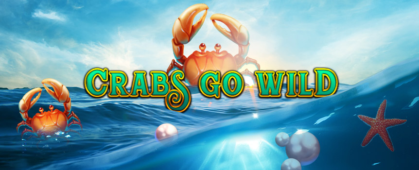 It's time to take your pokies fishing with Crabs Go Wild!